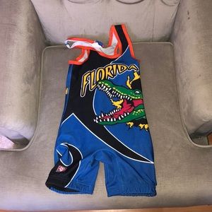 Florida gators boys wrestling singlet